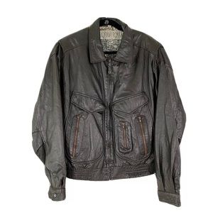 Joshua Ross Genuine Leather Vintage Jacket